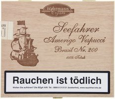 Seaman 100% Tobacco Corona Amerigo Vespucci Brasil No. 200
