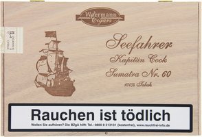 Seaman 100% Tobacco Corona Kaptän Cook Sumatra No. 60