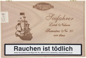 Seaman 100% Tobacco Corona Lord Nelson Sumatra No. 80 (25er Kiste)