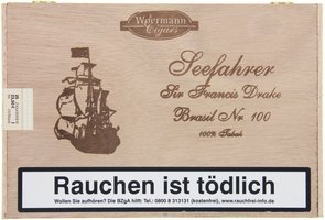 Seaman 100% Tobacco Corona Sir Francis Drake Brasil No. 100 (25er Kiste)