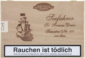 Seaman 100% Tobacco Corona Sir Francis Drake Sumatra No. 100 (25er Kiste)